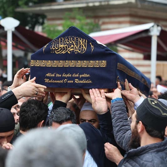 Hasan Damar'ın cenaze töreni